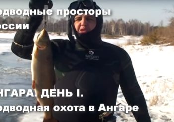 Подводная охота в Ангаре