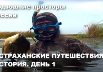 Подводная охота в Астрахани на карася