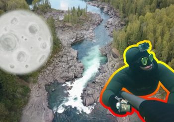 Подводная охота на реке Казыр. Прохождение Базыбайского порога